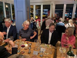 Dinner at The George